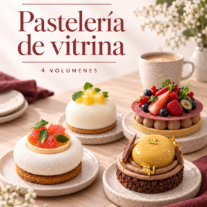 Portada Pastelería de vitrina – 4 volúmenes